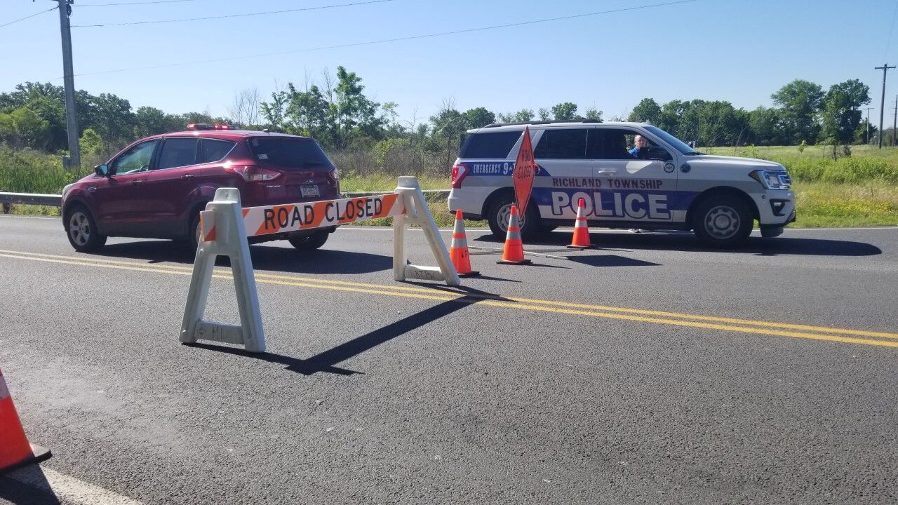 East Pumping Station Road Richland Township police scene
